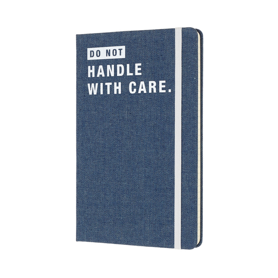 Moleskine Denim Notebook - Don't Handle with Care